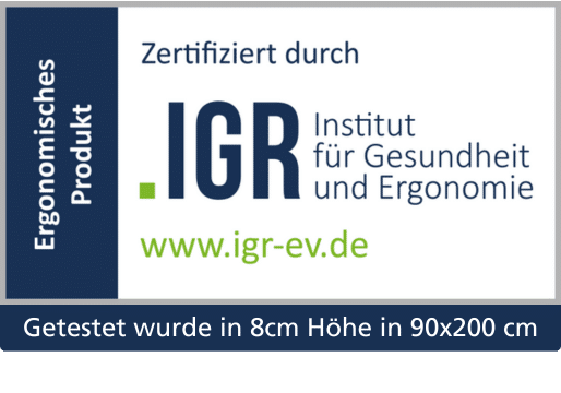 IGR Siegel für Gelschaum Topper