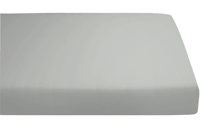 Spannbettlaken hellgrau - Oberseite2