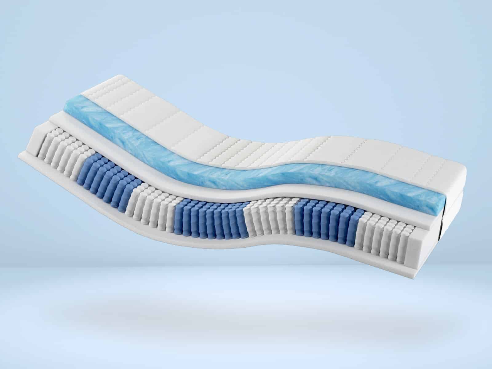 Gel-TFK1000 ohne Siegel, weiße und blaue medizinische Verbandrolle