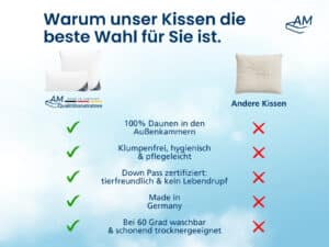 Daunenkissen Produktbild 5
