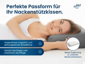 Nackenstützkissenbezug anthrazit Produktbild 2