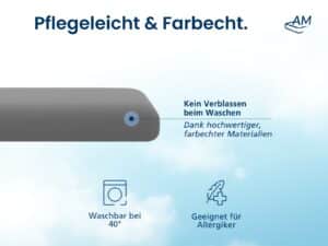 Nackenstützkissenbezug anthrazit Produktbild 5